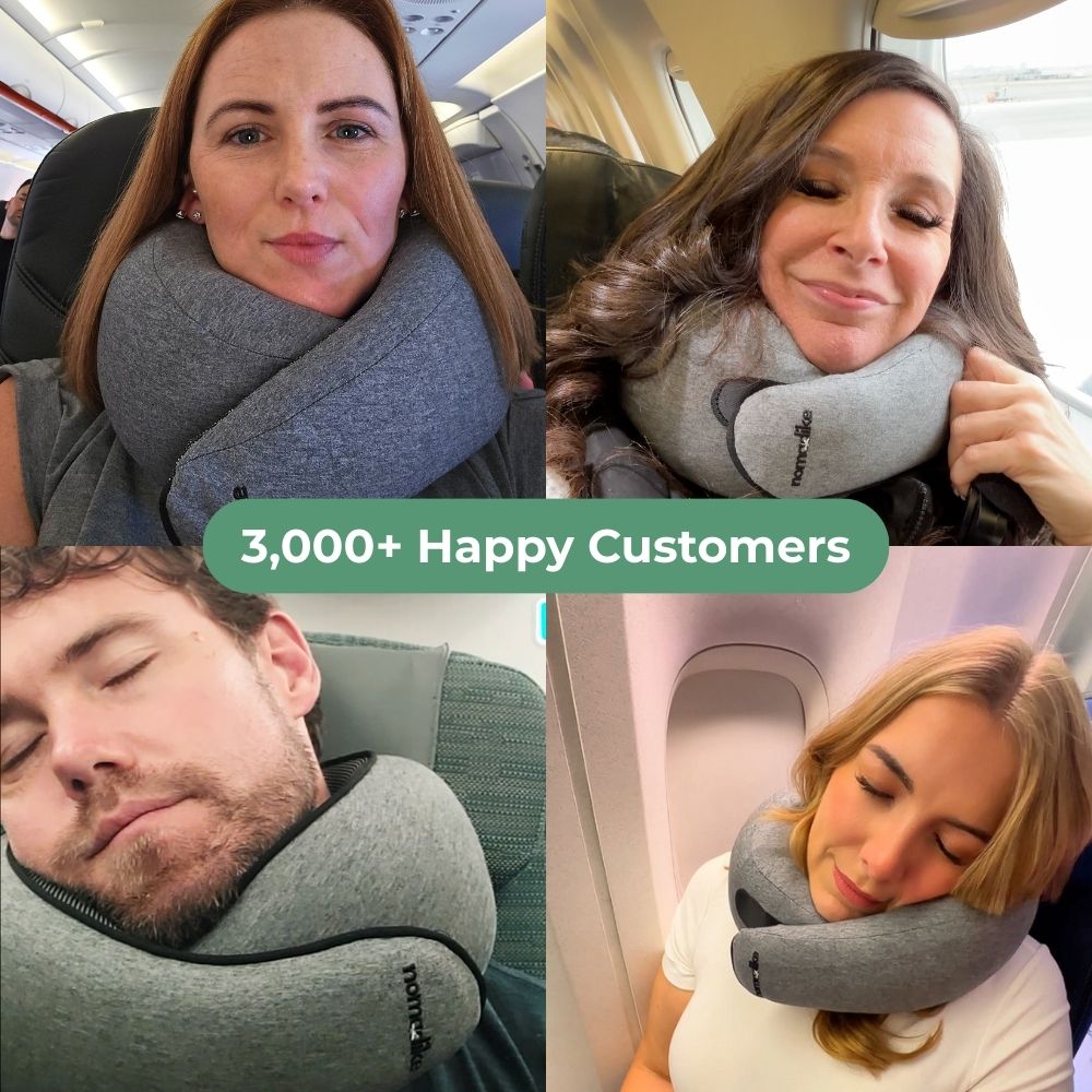 NOMAREST | Memory Foam Travel Pillow - Nomadike