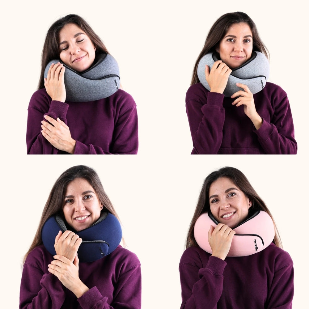 bergxperten Nomadike NOMAREST | Coussin de Voyage en Mémoire de Forme, Oreiller de Voyage Ergonomique, Confortable et Respirant, léger et Facile à Transporter bergxperten Nomadike NOMAREST | Coussin de Voyage en Mémoire de Forme, Oreiller de Voyage Ergonomique, Confortable et Respirant, léger et Facile à Transporter