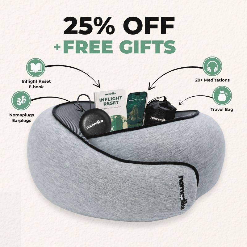 NOMAREST™ | Memory Foam Travel Pillow - Nomadike